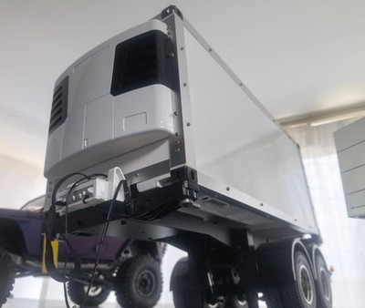 USED TOUCAN RC Reefer Semi Truck With 20ft Container for 1/14 Tamiya RC Tractor