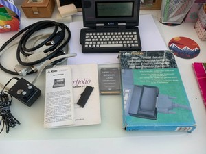 Atari Portfolio – Ordinateur De Poche Vintage Avec Mémoire 128Ko – Fonctionnel