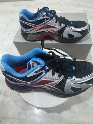 Vetements × Reebok Spike Runner 200 sneakers In black, silver, red, and blue