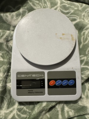 Cen-Tech Digital Scale 95364 Battery operated 5000g 176o Capacity TESTED WORKING