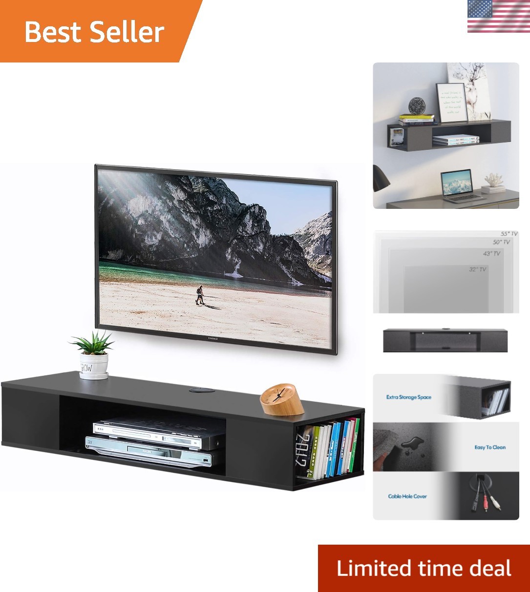 - Modern Wall Mounted Storage Solution