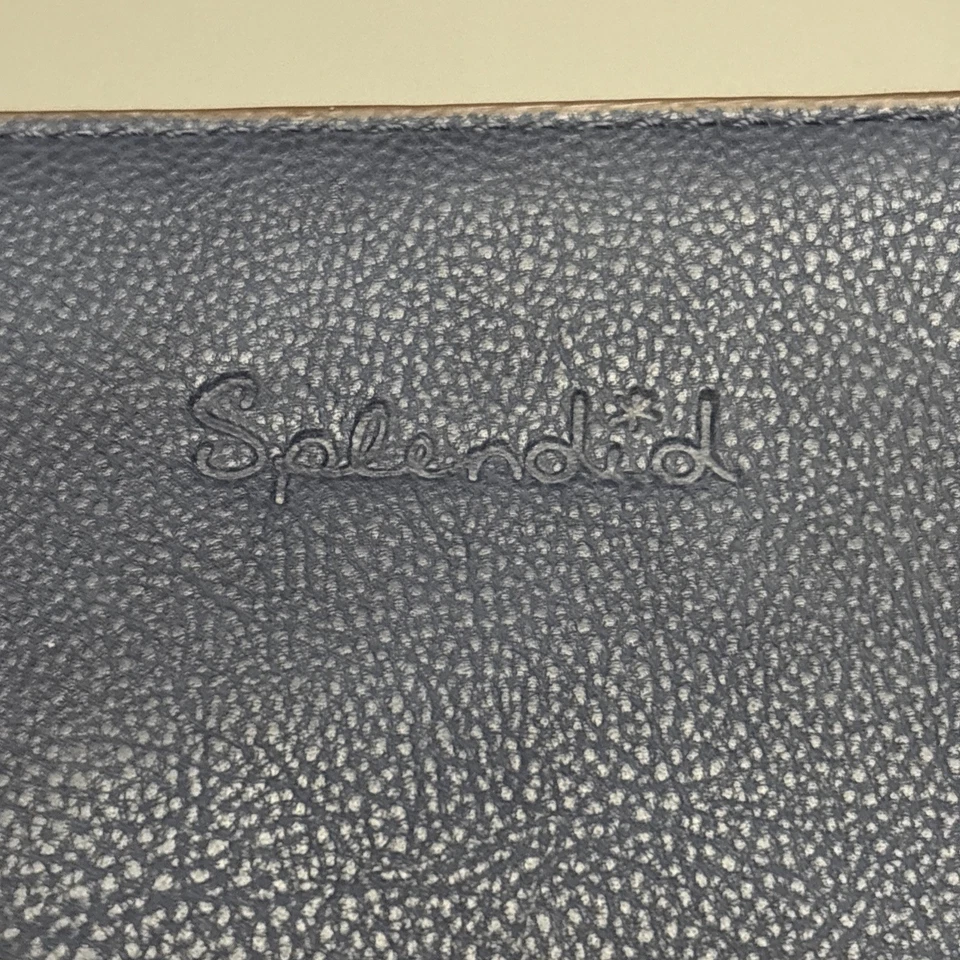 Espléndido Bolso de Hombro axilas Imitación Cuero Y2K Estilo Hobo Azul Oscuro Minimalista Foto 3 de 4