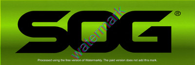 SOG   Metal Sign 6'' x 18'' or 8''x24''