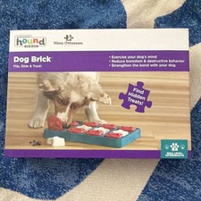 Outward Hound Dog Brick Interactive Treat Dispensing Puzzle Toy, Easy to Clean