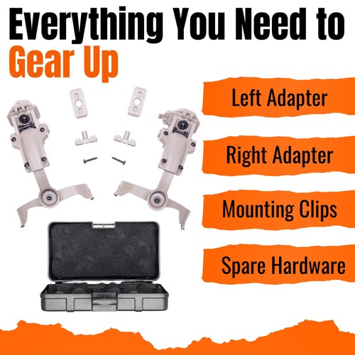 Tigrett ARC Rail Adapter for Howard Leight Impact Sports Earmuffs – Tactical ... - Picture 6 of 6
