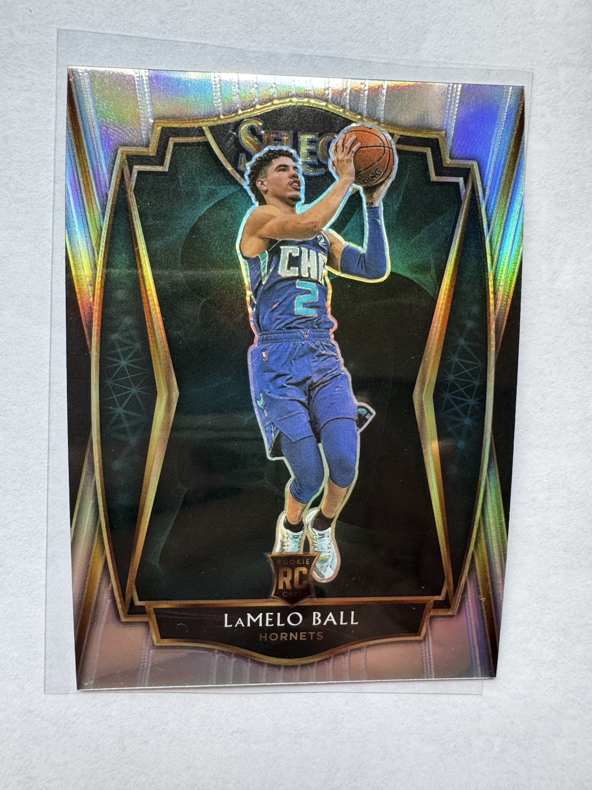 2021 Select Lamelo Ball Premier Level Silver Prizm Rookie. Excellent condition