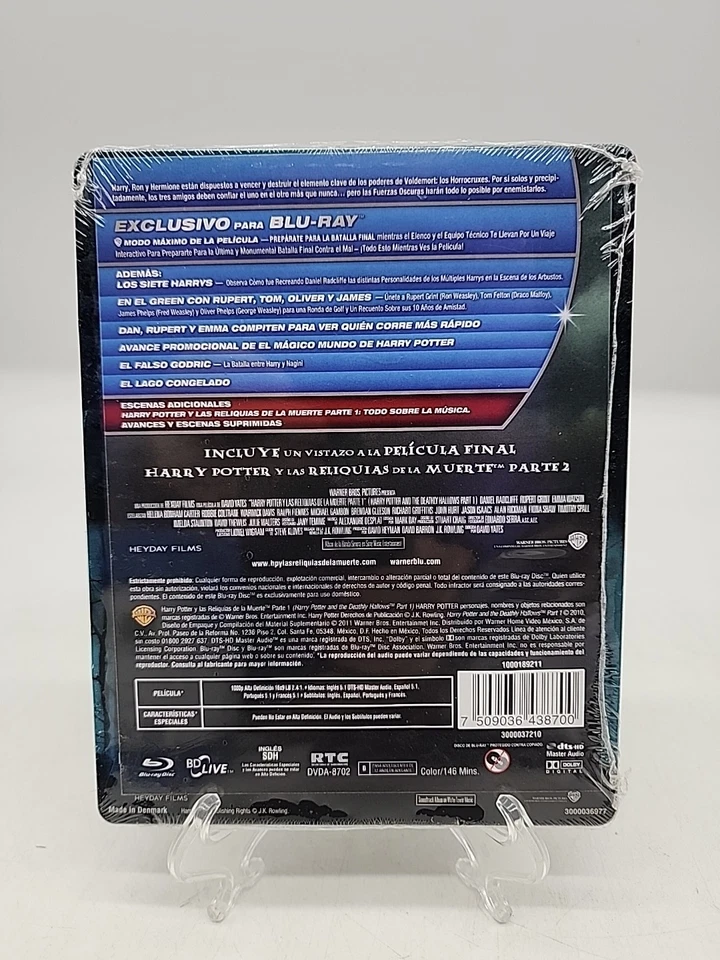 Harry Potter and the Deathly Hallows Part 1 SteelBook 2010 Blu-ray - Image 2 of 2