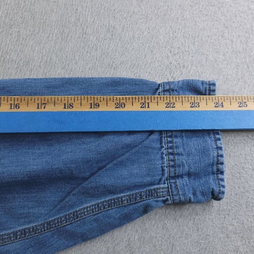 LL Bean Shirt Mens XL Blue Denim Button Down Traditional Fit Casual Outdoors - Picture 8 of 10