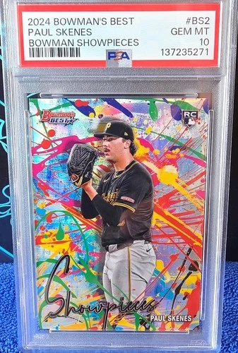 Paul Skenes 2024 Bowman's Best Bowman Showpieces #BS-2 Rookie PSA 10