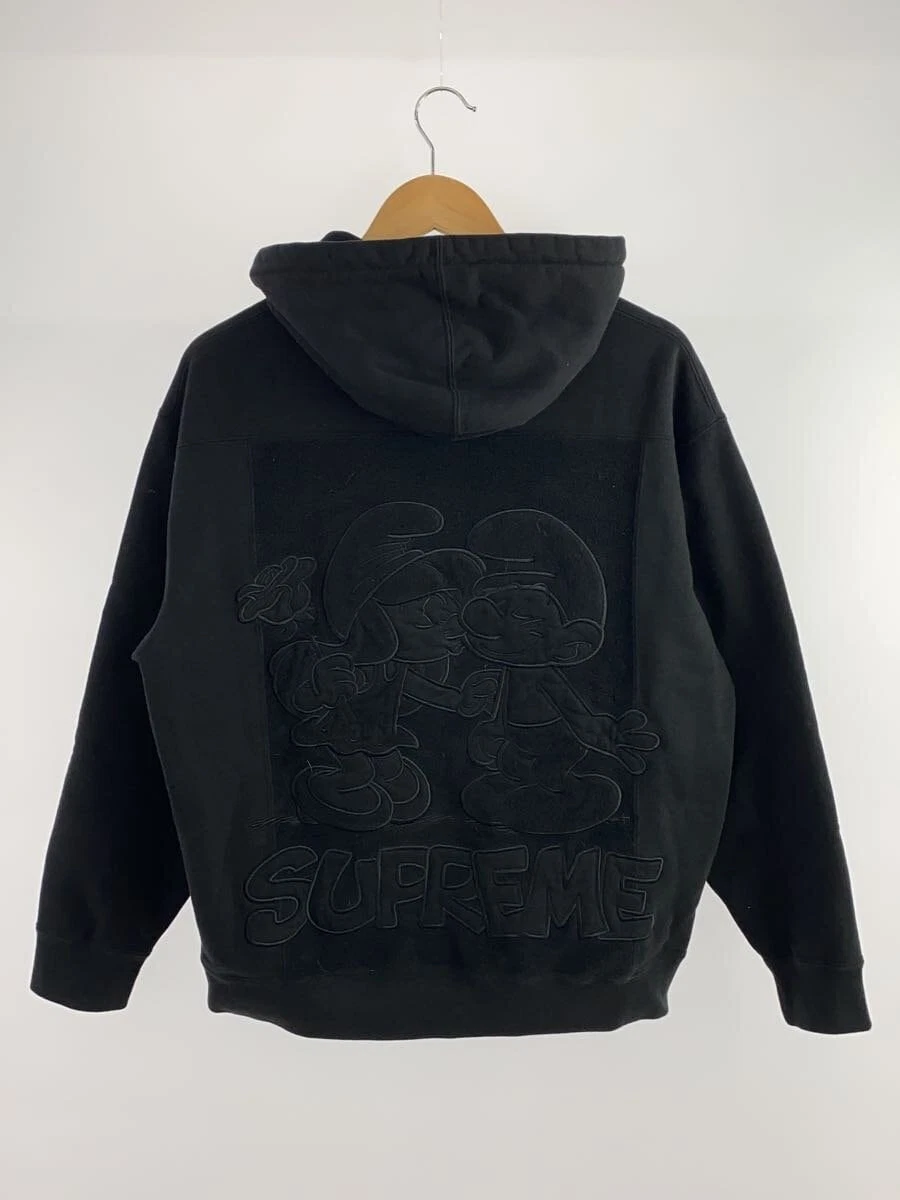 Felpa con cappuccio Supreme 20AW Puffi S cotone nero