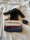 Rare Early GI Joe DRESS MARINE uniform with FELT SHOULDER EPAULETS and CUFF TABS