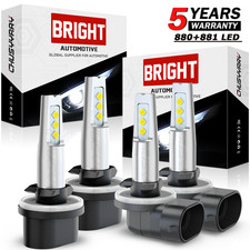 880 885  881 894 LED Headlight Bulbs Combo For Arctic Cat Panther 570 2002-2007