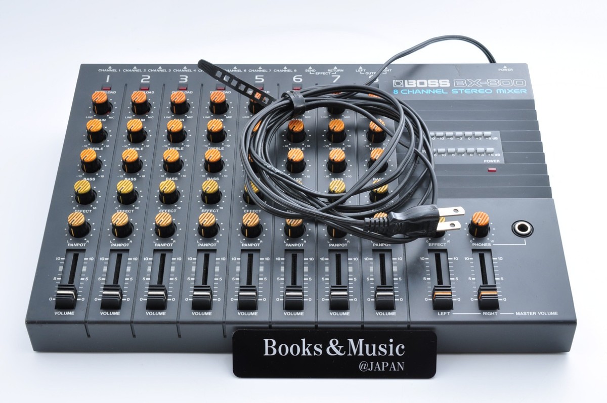 配信機器・PA機器・レコーディング機器 BOSS BX-800 8 CHANNEL STEREO MIXER 配信機器・PA機器・レコーディング機器 BOSS BX-800 8 CHANNEL
