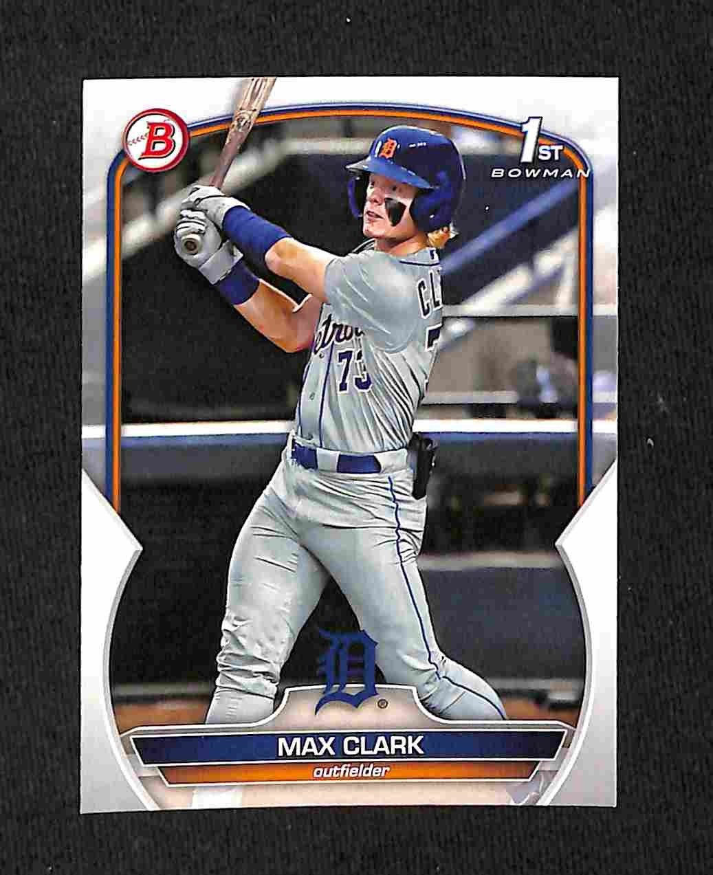2023 Bowman Draft - Max Clark #BD-76 1st Bowman Detroit Tigers