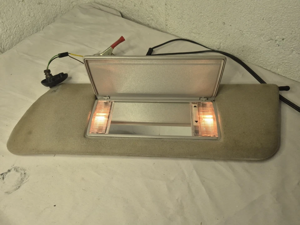 ⭐ 1997-2001 Jeep Cherokee XJ солнцезащитные козырьки пассажир и водитель пара серый с фары ⭐ - Изображение 4 из 4