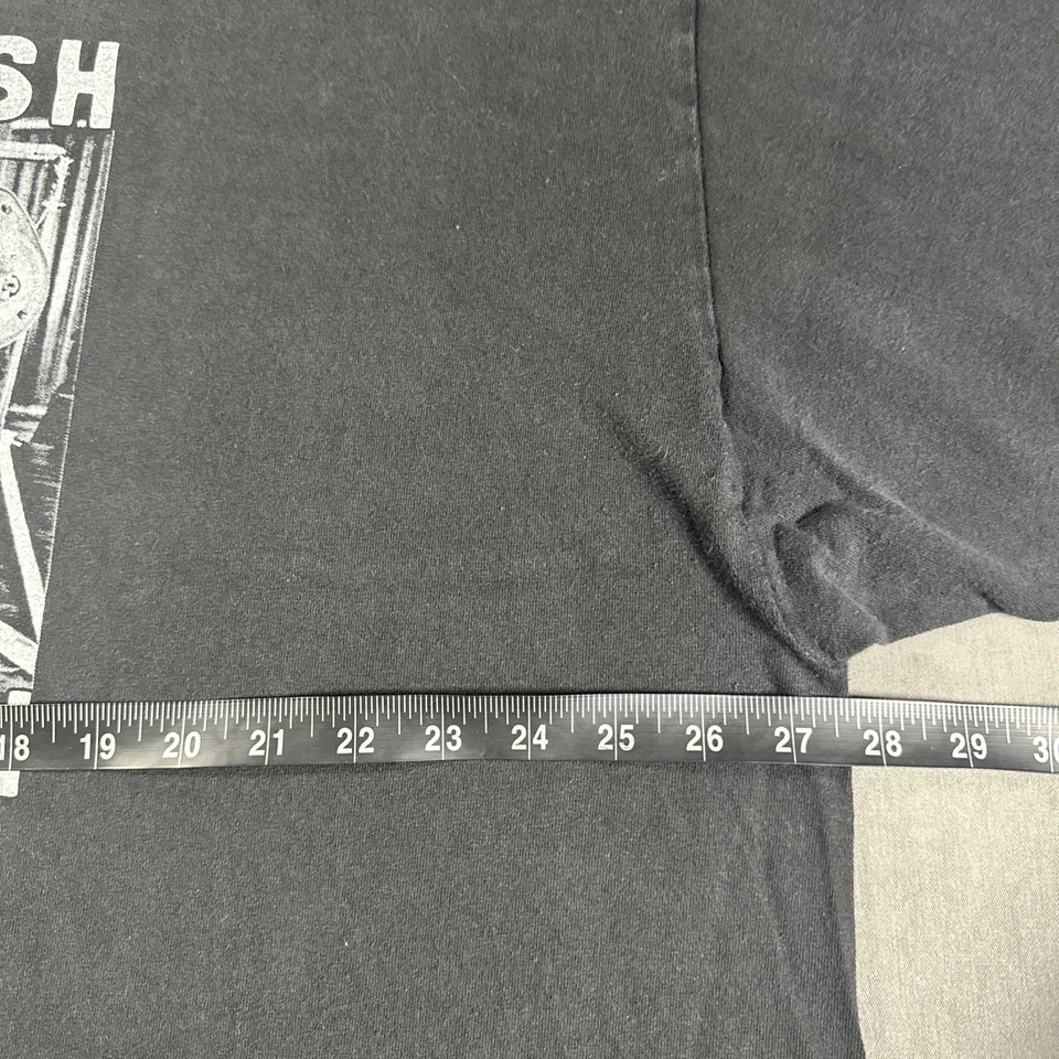 Vintage Deathwish In Murdertown Mister Roger’s Parody T-Shirt Size 3XL Black Y2K - Image 4 of 4