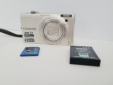 Nikon COOLPIX S6000 7x Optical Zoom Compact Digital Camera Silver/Black Flash