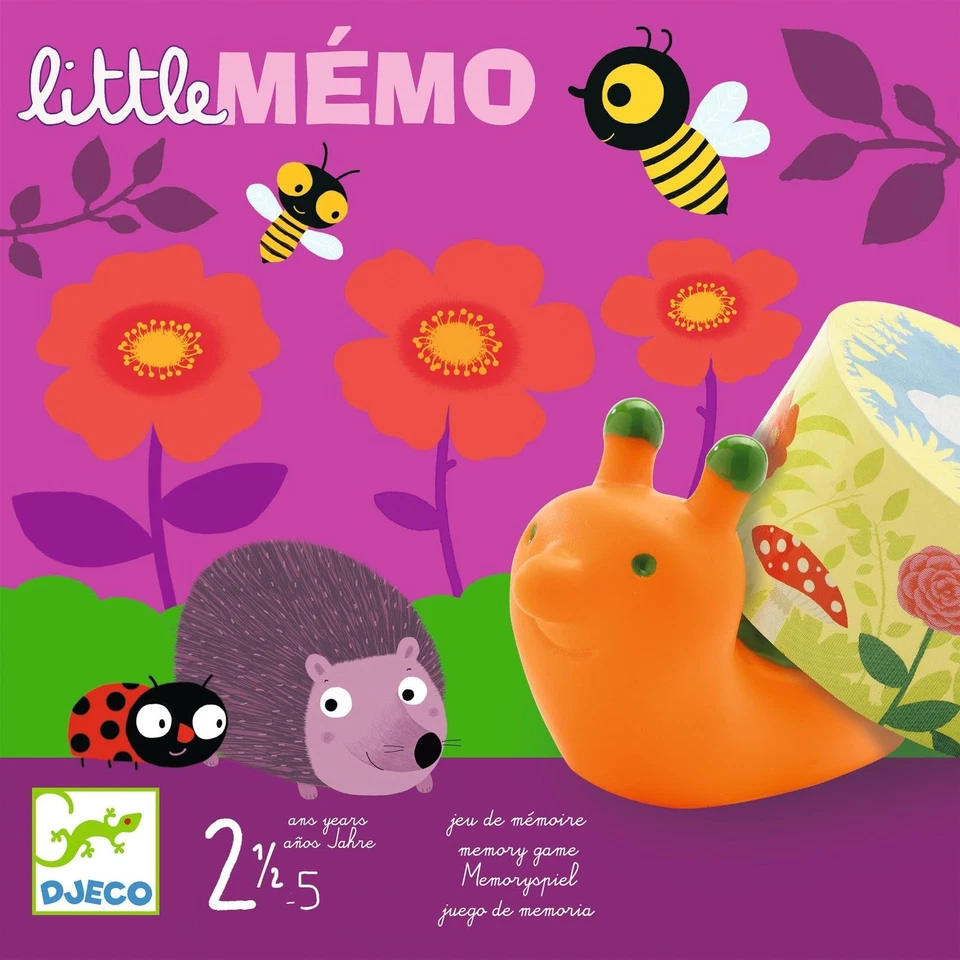 Djeco Little Memo Memory Matching Game for Kids & Family Educational Toy - Image 2 of 4