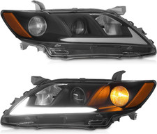 DRL Headlights for 2007-2009 Toyota Camry US Version, Headlight Assemblies for 2