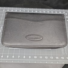 Case Logic CD Case Binder Holds 72 Discs Black Faux Leather Zip Around W/ Handle