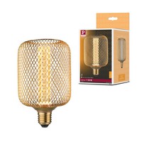 Metallic Glow Standard 230V LED Leuchtmittel Zyl E27 Spiral 200Lm 4,2W 1800K Mes