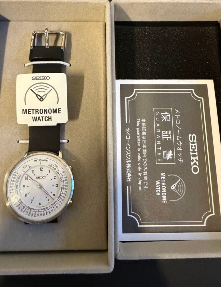 Seiko Metronome White Unisex Adult Watch - SMW006A for sale online