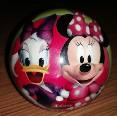 Spielball Motivball Vynilball Motiv Minnie kleiner Ball Disney - Marke John