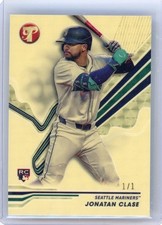 2024 Topps Pristine #233 Jonatan Clase #1/1 Superfractor Seattle Mariners RC