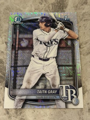 2025 Bowman Draft - Chrome Titan Gray #BDC-7 Mojo Refractor (RC)