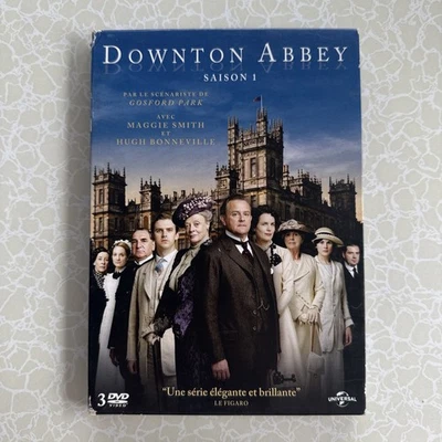 Downton Abbey Saison 1 Coffret 3 DVD Série TV Drame Historique Maggie Smith - Photo 1/4