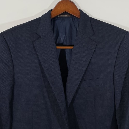 Peter Millar dunkelblau dezenter Micro Check Sportmantel Blazer 44R - Bild 4 von 9