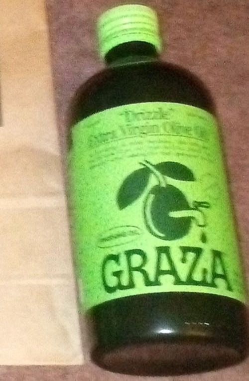 Graza "Drizzle" Glass Extra Virgin Olive Oil - 500 ML