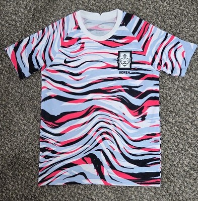 Nike South Korea 20/21 Multi Tiger Stripe Shirt Pre Match Training