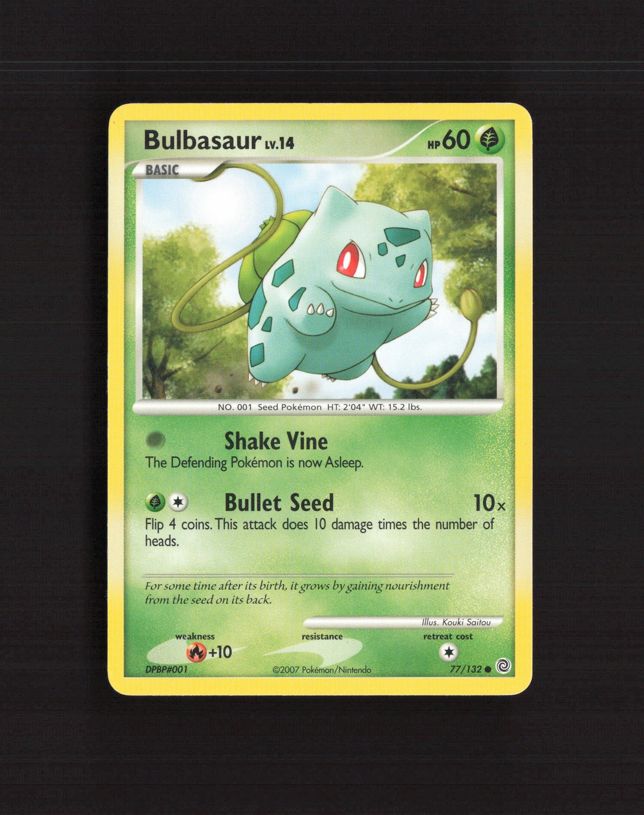 Bulbasaur 77/132 Secret Wonders Common Pokemon Card LP