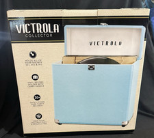 Victrola Collector Baby Blue Vinyl Record Holder