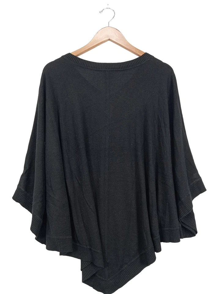 SPLENDID Poncho Mujeres Jersey Talla EU 36 negro look casual - Imagen 2 de 4