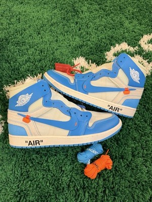 Size 10.5 - *BRAND NEW* Jordan 1 Retro OG x Off-White High UNC University Blue