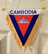 Cambodia Car Flag