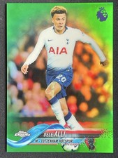 Dele Alli 2018-19 Topps Chrome Premier League Green Refractor /99 #64