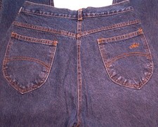 Vintage Chic High Waist Mom Jeans Womens 14P Blue Denim (28X28), Made in USA