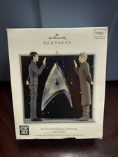 Hallmark Keepsake Star Trek An Extraordinary Meeting Spock Magic Sound QXI2054