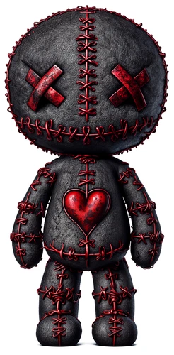 Voodoo Doll Black Magic Rituals Self Adhesive Sticker