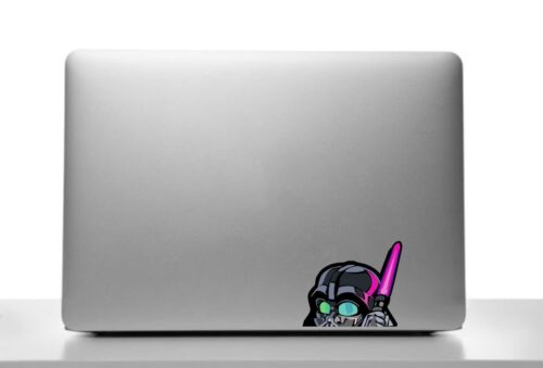 Darth Vader Lught Saber Peek Peeker Peeking Vinyl Car Decals Star Wars Stickers - Bild 3 von 4