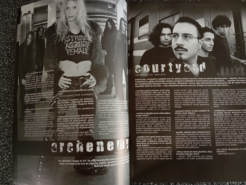 Holysin Turkish Metal Magazine 2002 Sepultura Dio Mayhem Arch Enemy Cadaveria - Imagen 6 de 8