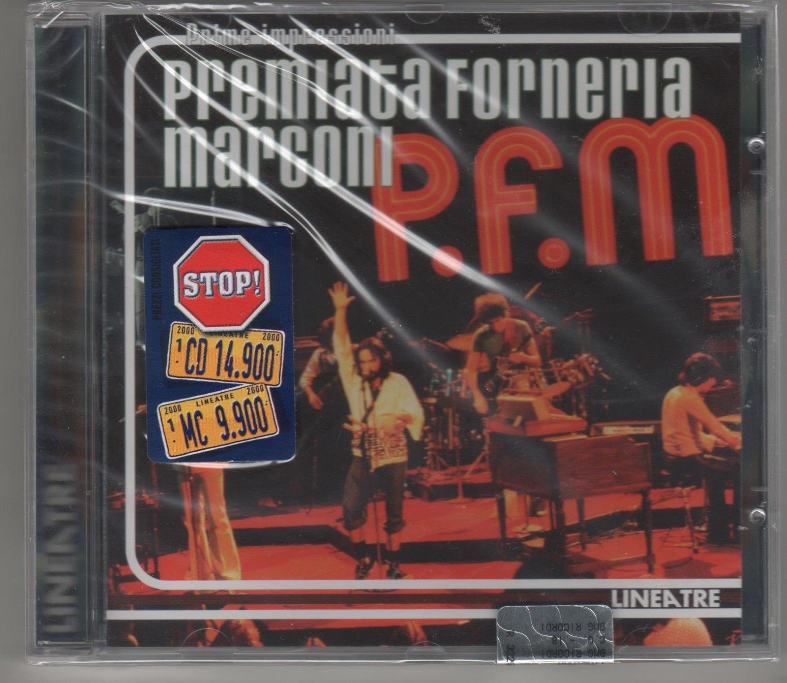 PREMIATA FORNERIA MARCONI P.F.M. PRIME IMPRESSIONI LINEATRE  PFM CD F.C. SIGIL.