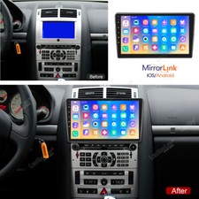 Per Peugeot 407 2004-2011 Android 13.0 Autoradio GPS Navi WIFI FM RDS Bluetooth
