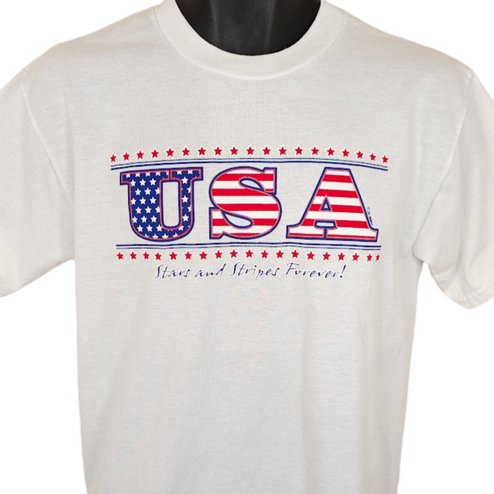 USA Flagge T-Shirt Für Herren – Stars & Stripes Design (Größen S-6XL)