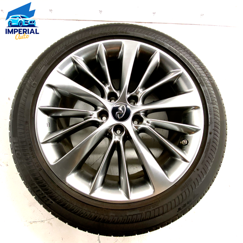 1820 INFINITI Q50 LUXE WHEEL RIM W/ TIRE 18 INCH 18x7.5 6HH4A USED 2