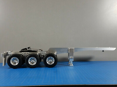 Custom Built Full Aluminum Tamiya 1/14 R/C Toy Semi Truck 3 Axles