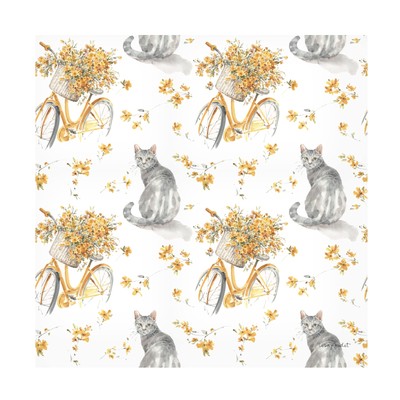 'Happy Yellow 22' Canvas Art by Lisa Audit